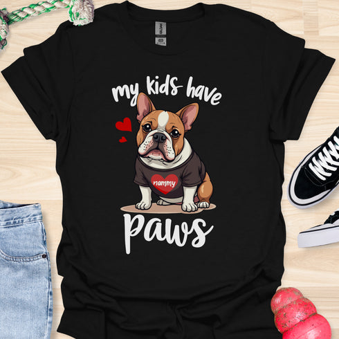 My kids have paws - V4 - Sweet Dog T-Shirt